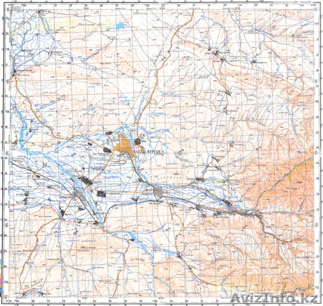 Продаём топографическую карту АО - Изображение #1, Объявление #71267